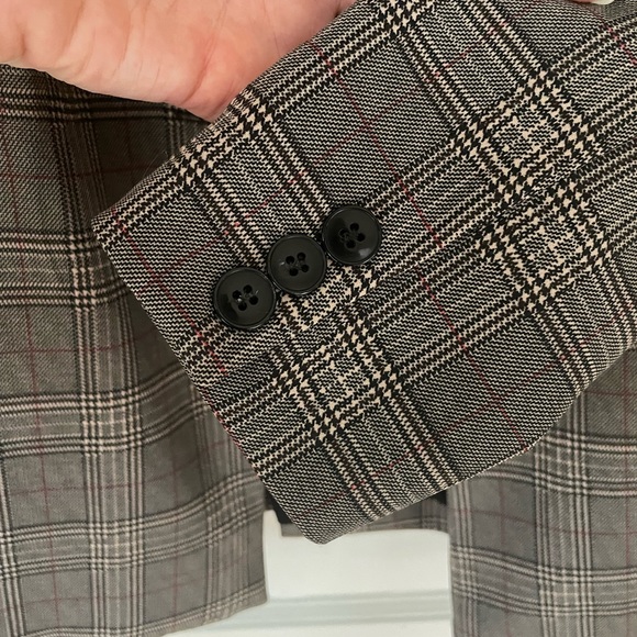 Plaid detailed blazer - Picture 4 of 5